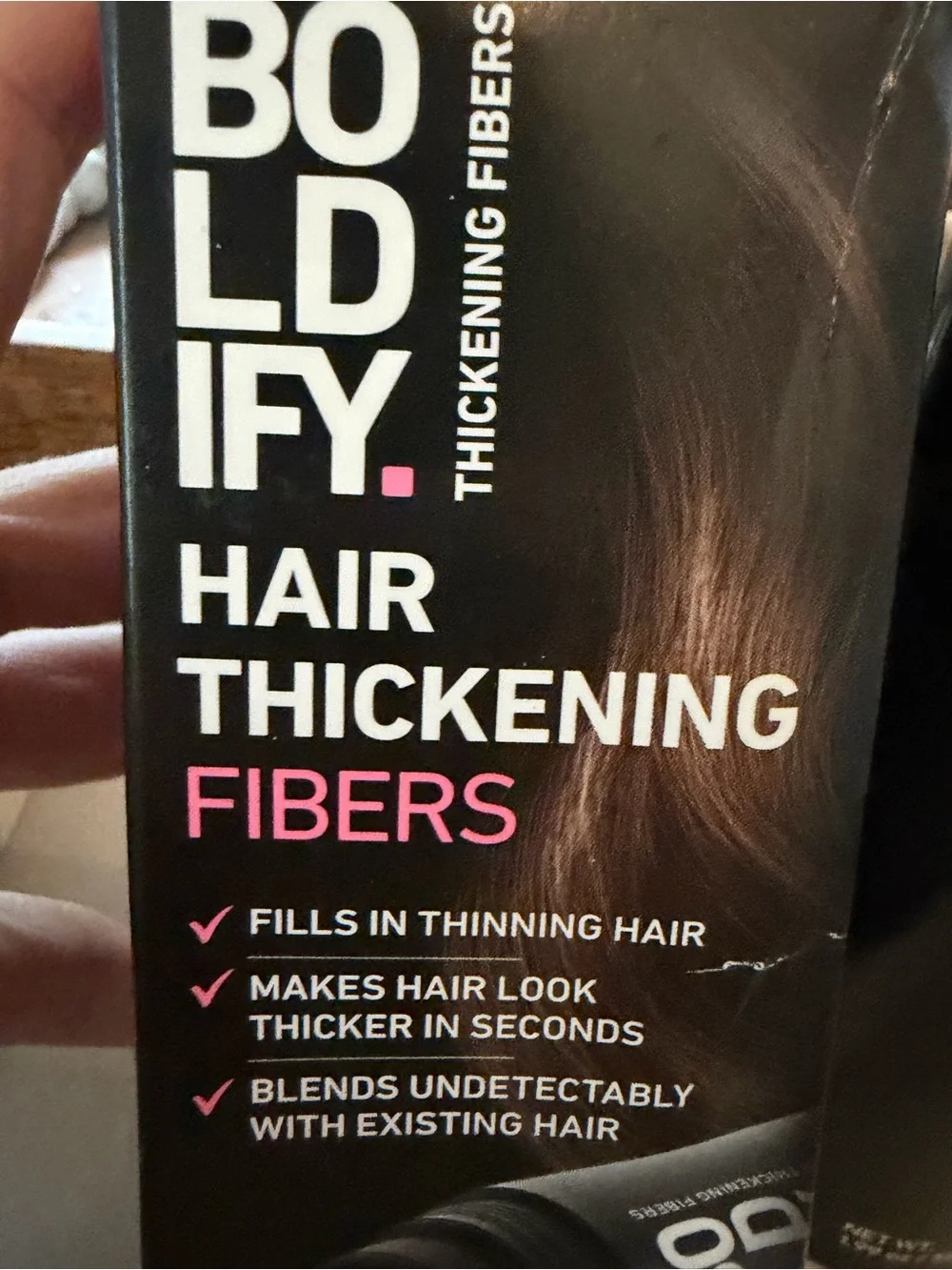 BOLDIFY Hair Thickening fibers in light brown for Thinning Hair 28 g